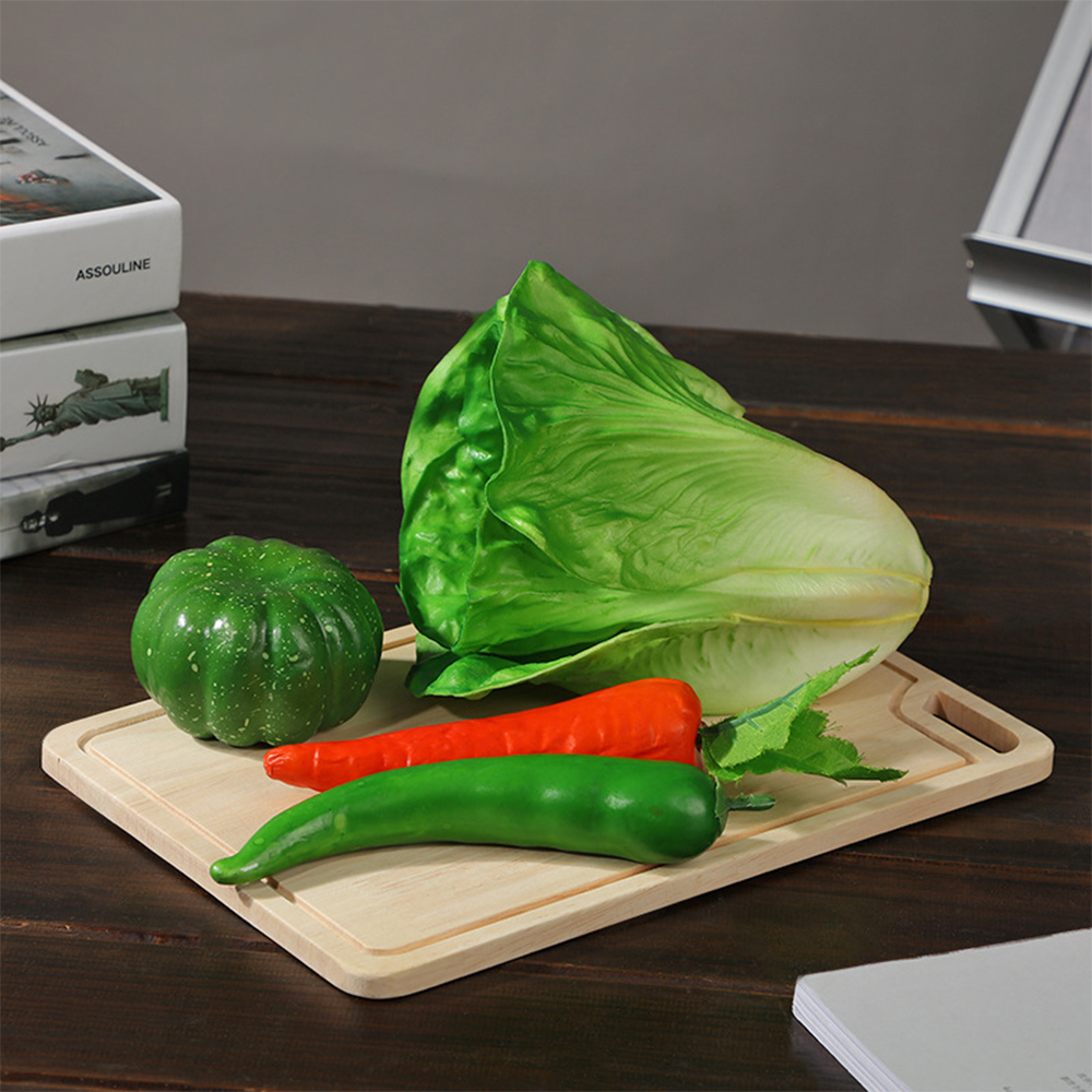 Bamboo Cutting Board Wood Serving Board Kitchen Chopping Blocks with Handle and Juice Groove