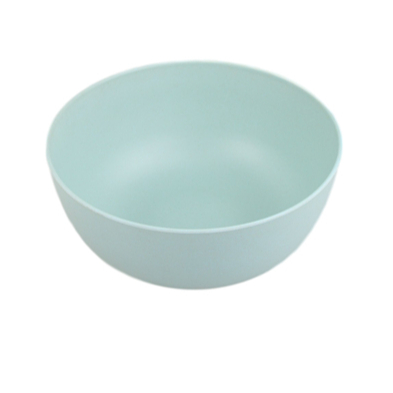 9 Inch Bamboo Fiber Round Fruit Bowl Bamboo Fiber Salad Bowl Set With Lid Bamboo Plates