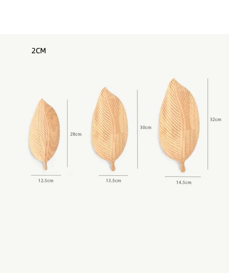 Crescent Wood Pallets Dessert Plate Tray Dried Fruit Plate Dessert Cutlery Japanese & Korean Cuisine Sashimi Platter