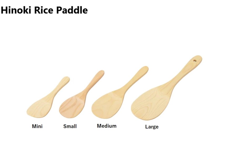 Japanese Traditional Rice Serving Spoon Daily Kitchen Accessories Natural Wood Rice Paddle Hinoki Rice Paddle