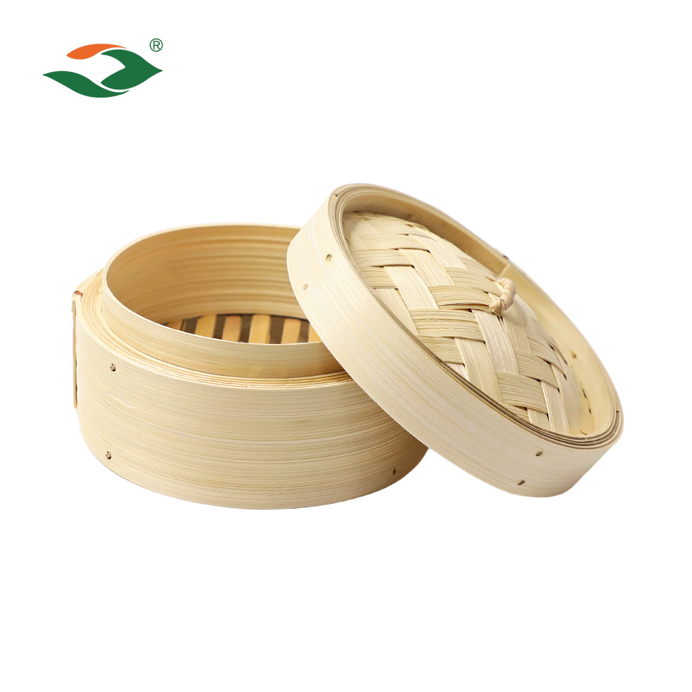 Mini Bamboo Steamer 10cm Small Bamboo Steamer Basket for Dumpling