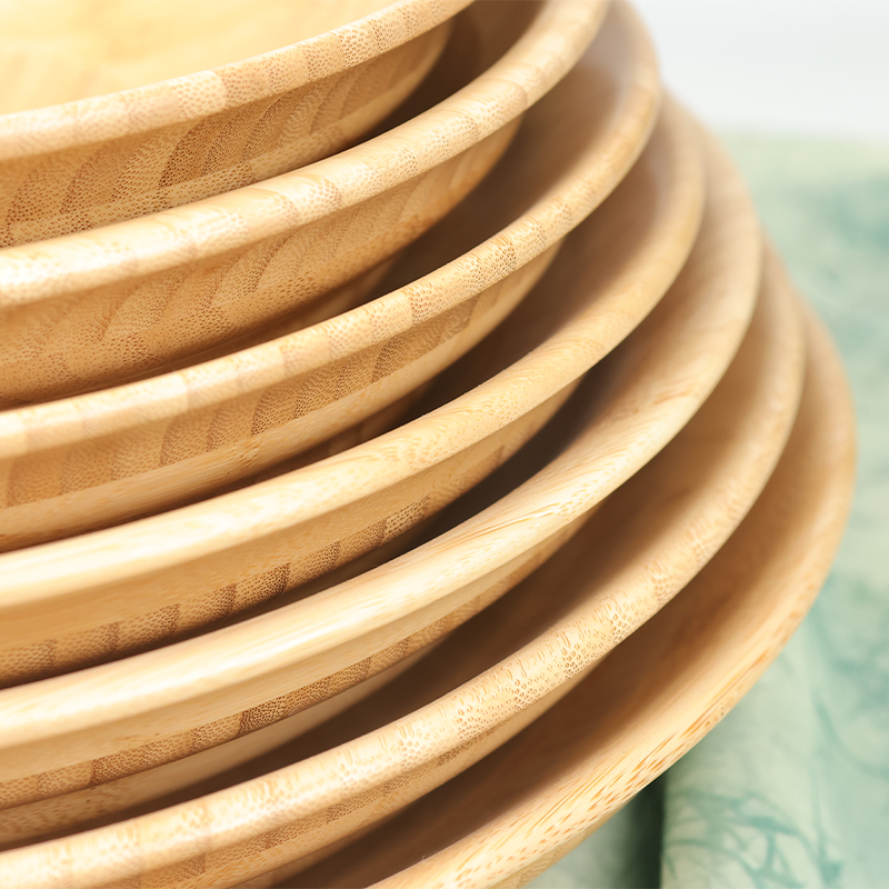 Craft How to Make Bamboo Bowl Eco-Friendly Crescent Crafts Polished Technique for Parties