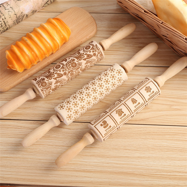 Home Kitchen Solid Wood Smooth Wholesale Rolling Pin for Baking Wooden Rolling Pin