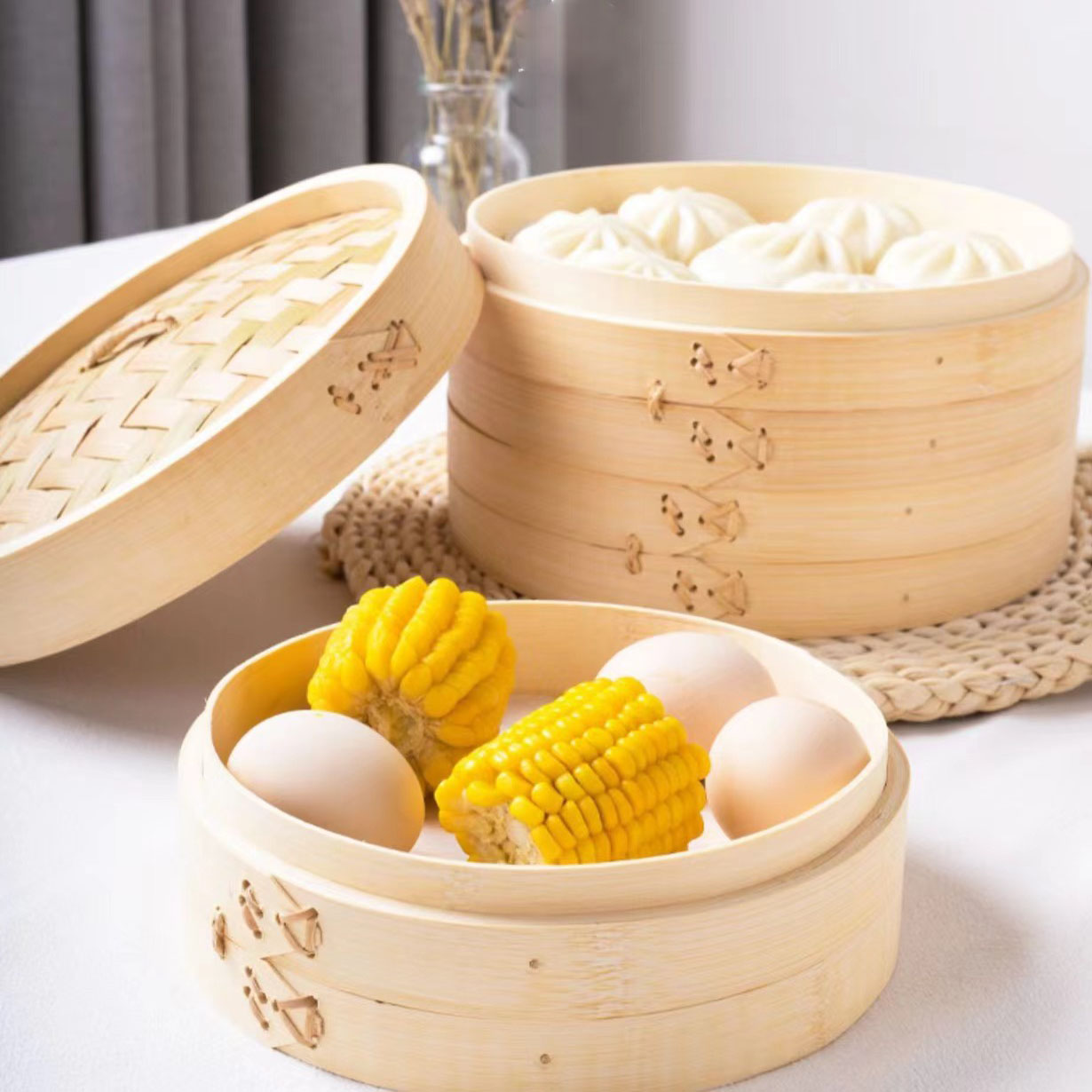 Bamboo Steamer Details