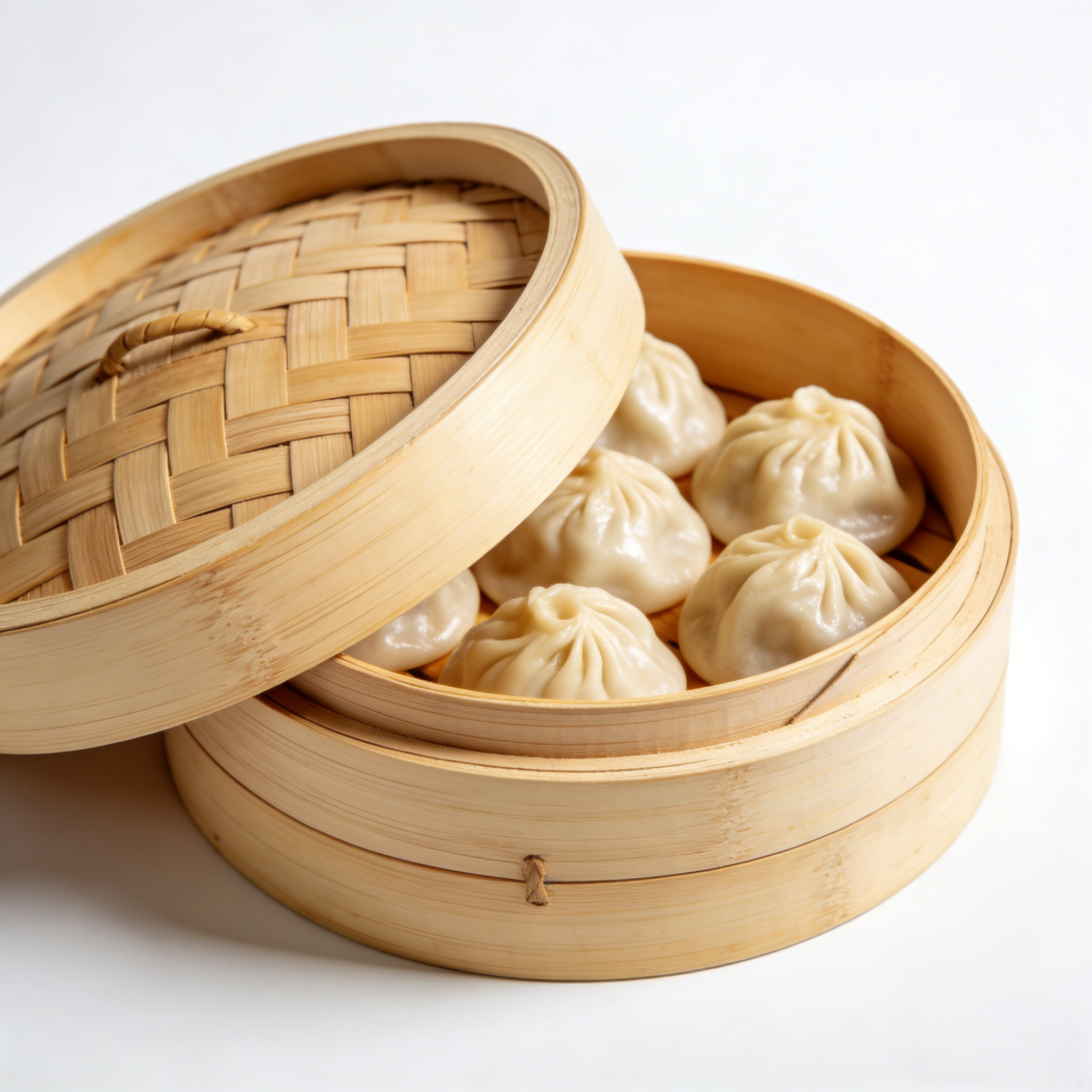 Home &amp; Garden Classic Round Bamboo Steamer for Crab, Shrimp and Shellfish Steaming