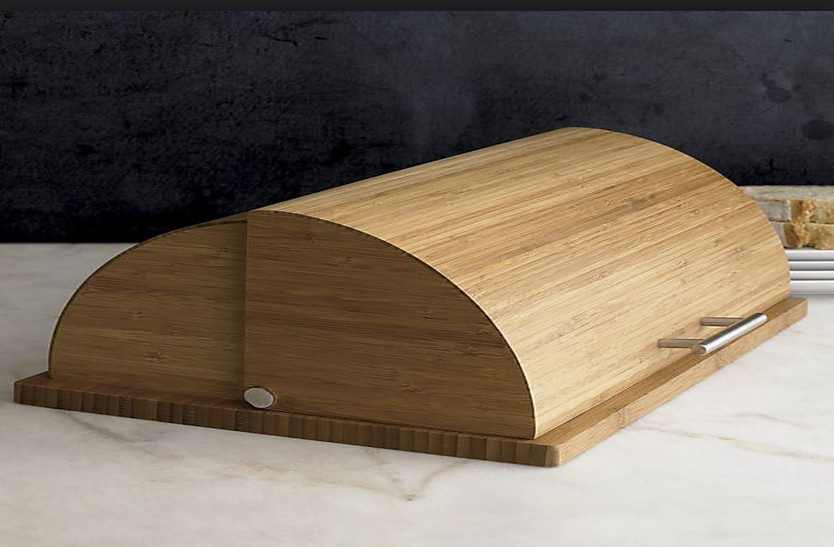 Bamboo Bread Box Detail 2