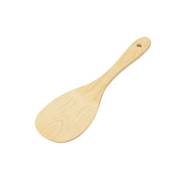 Japanese Traditional Rice Serving Spoon Daily Kitchen Accessories Natural Wood Rice Paddle Hinoki Rice Paddle