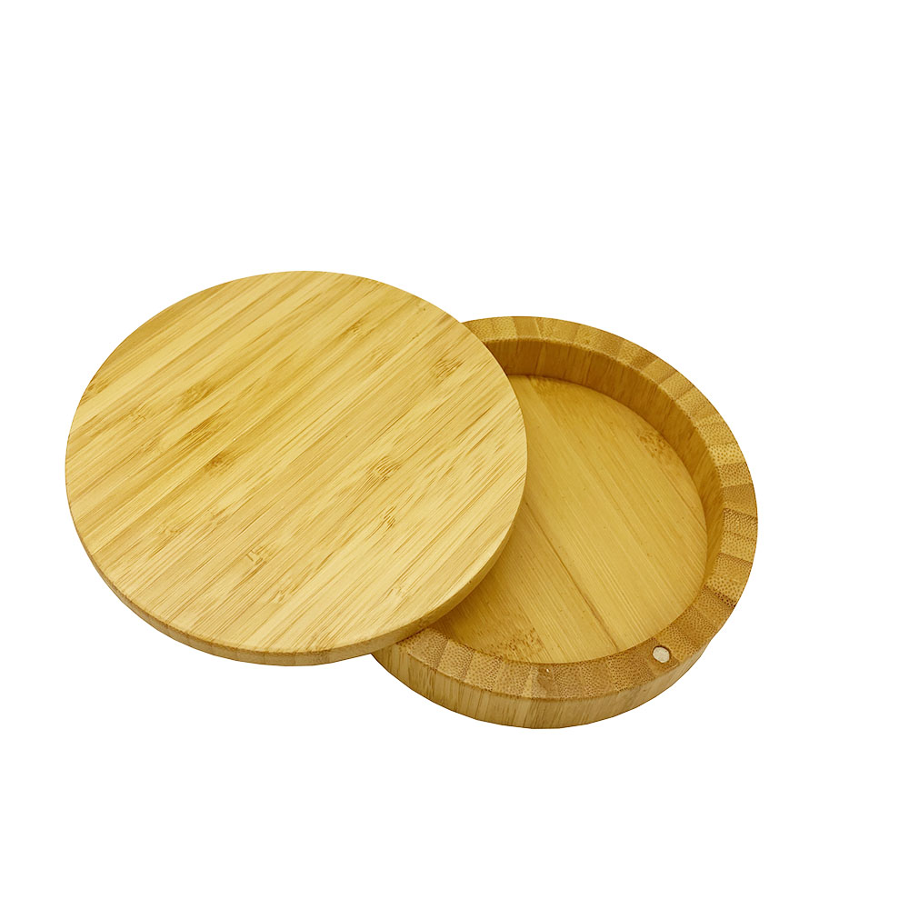 Totally Bamboo Salt Cellar Bamboo Storage Box With Magnetic Swivel Lid