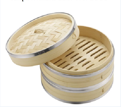 Kitchen Food Cookware Bamboo Steamers Cooking Dim Bun Momo Baozi Dumplings Bamboo Steamers