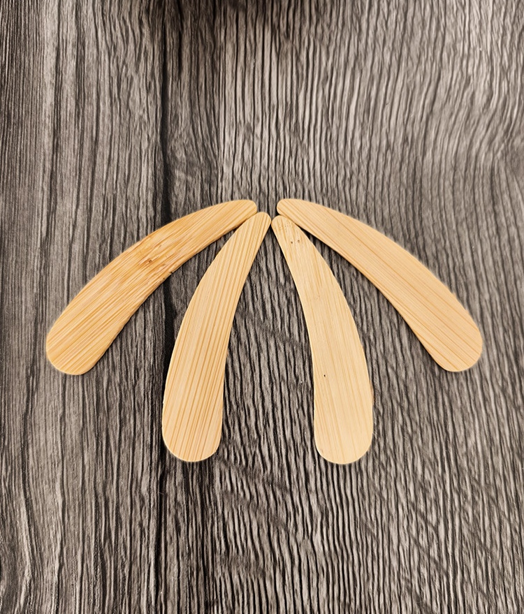 100% Sustainable Bamboo Mini Tools Mini Spatula Spoon for Ice Cream Eco-friendly Wooden Mini Scoop 6/7/10cm
