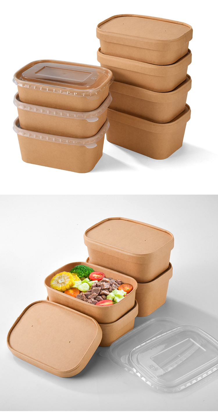 Disposable Paper Salad Bowl
