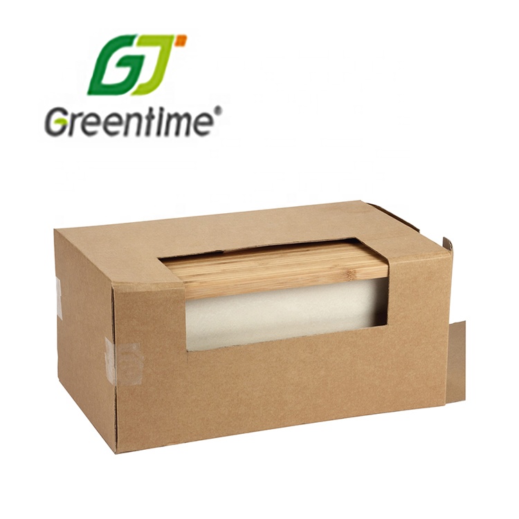 Wholesale Bamboo Fiber Bread Box With Bamboo Lid for Kitchen Countertop Bamboo Bread Bin