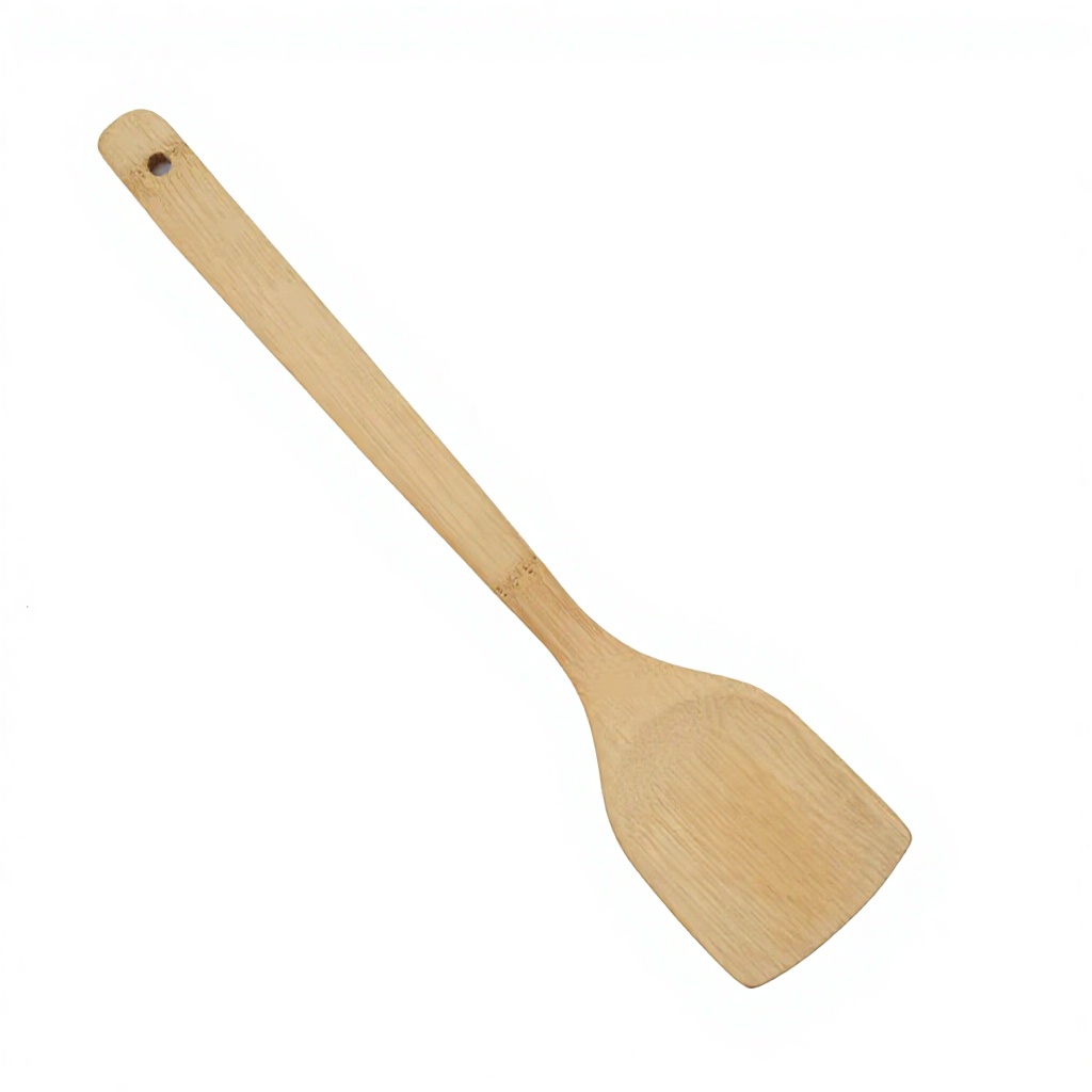 Eco-friendly Chinese Style Bamboo Kitchen Cooking Spatula Food Safe Non-Stick High Heat Resistant
