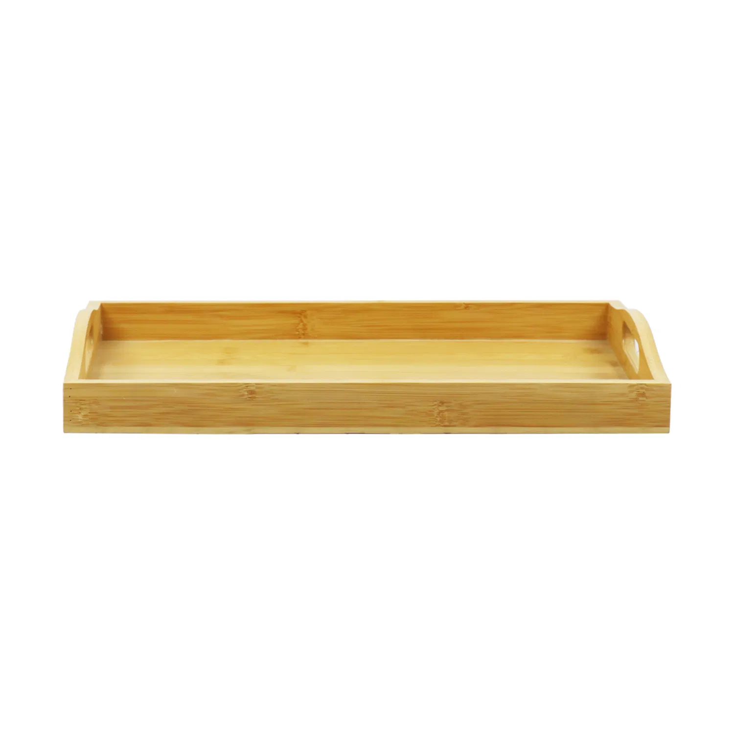 Kitchen Bamboo Breakfast Dessert Cutlery Restaurant Buffet Wooden Tray