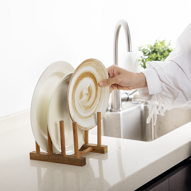 Wood Dish Rack 1