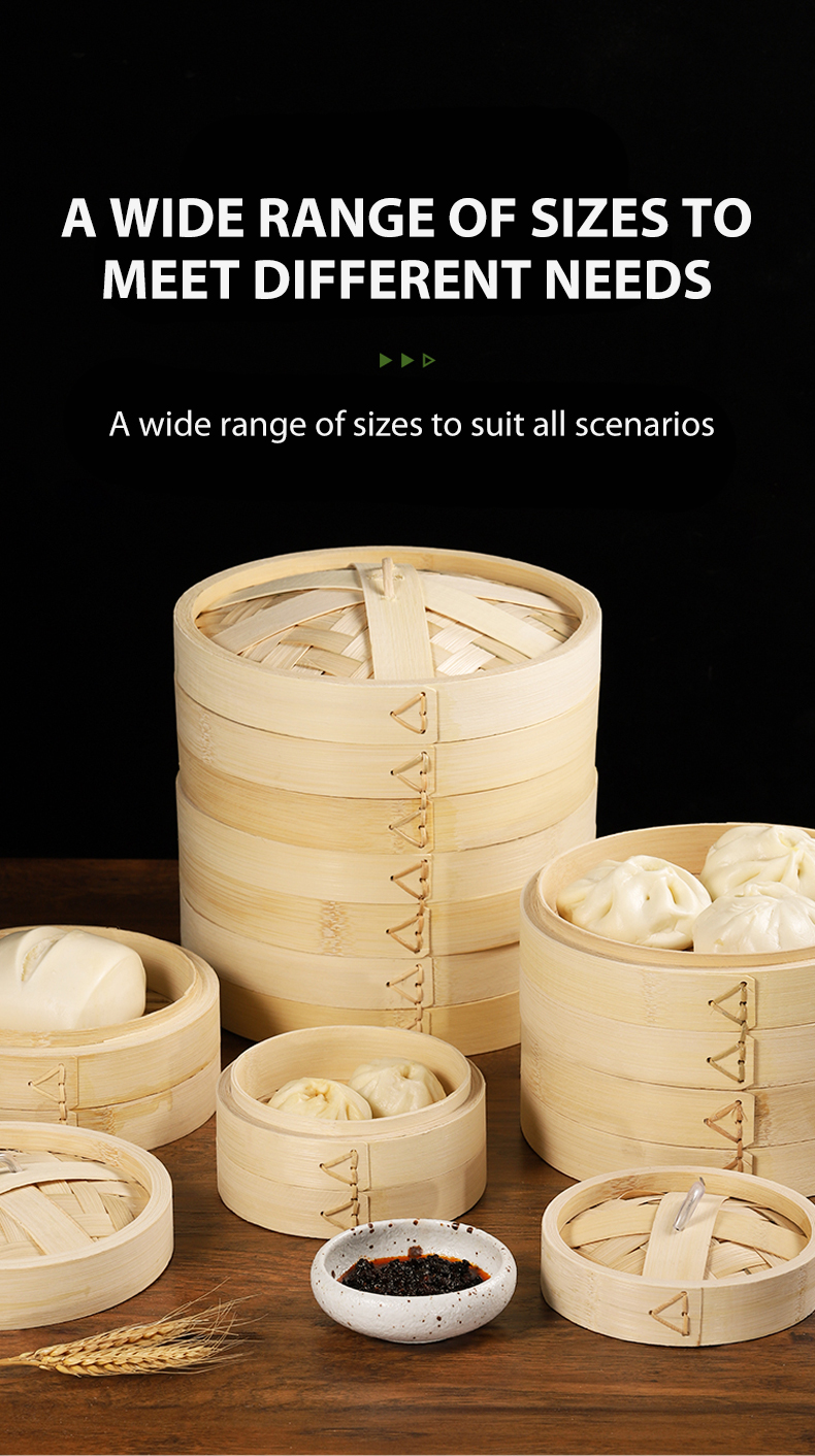 Traditional Oriental Steamer Basket Close Up