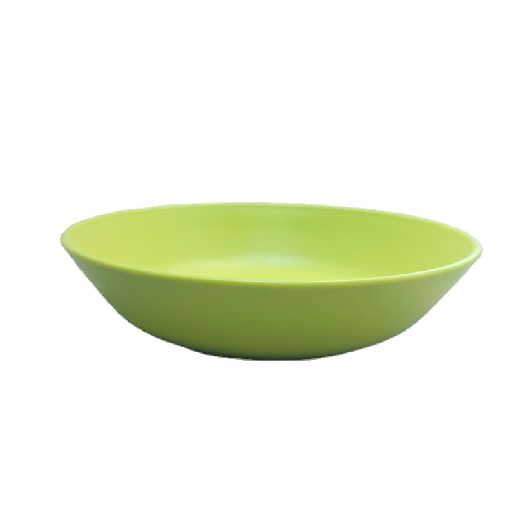Bamboo Fiber Melamine Reusable Salad Bowl High Quality Dinnerware Food Serving