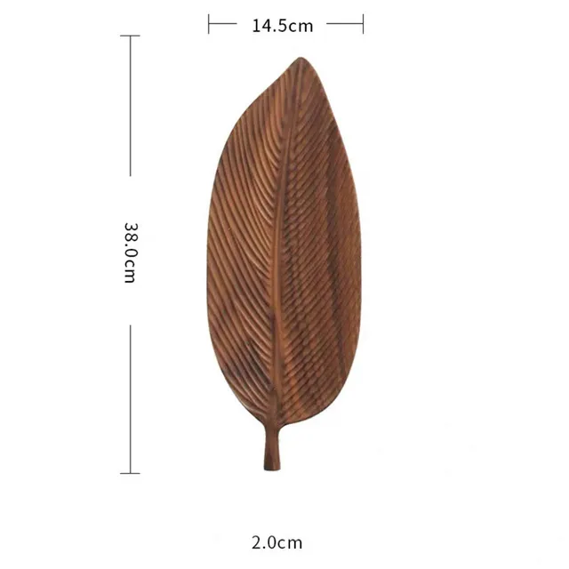 Crescent Wood Pallets Dessert Plate Tray Dried Fruit Plate Dessert Cutlery Japanese & Korean Cuisine Sashimi Platter