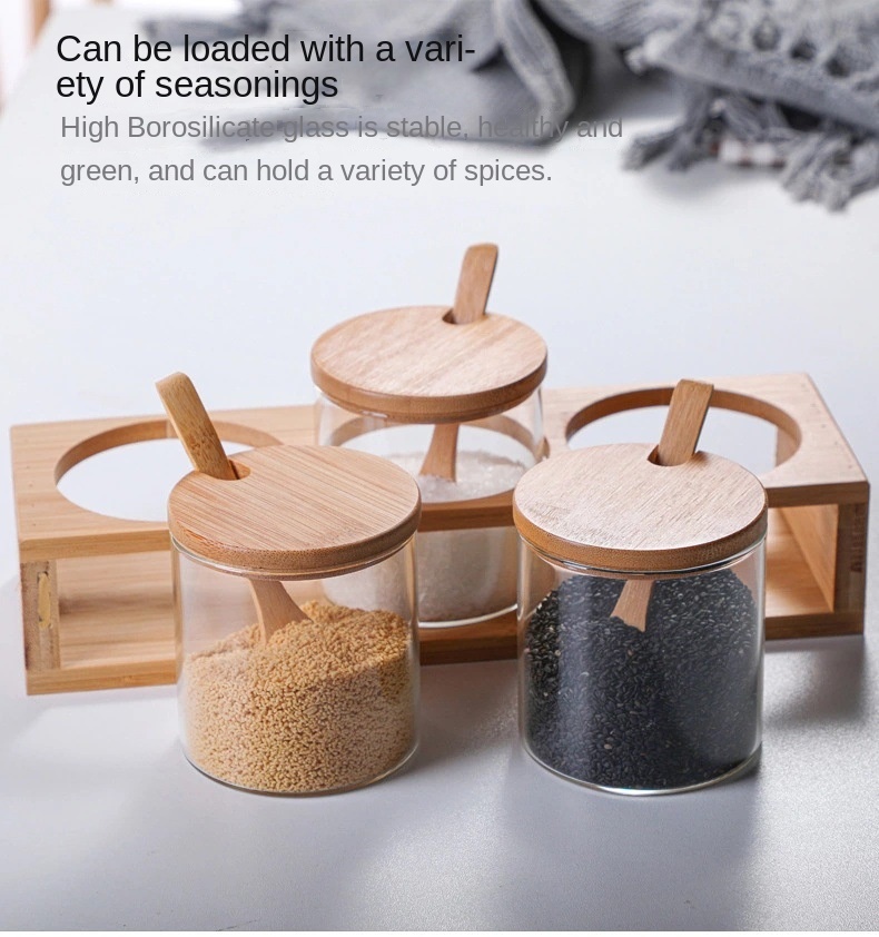 Borosilicate glass food container product showcase