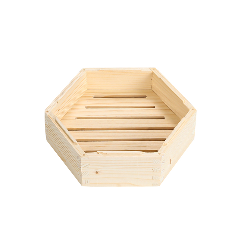 Bamboo Hexagonal Wooden Steamer Basket Handmade Natural for Dumplings and Vegetables