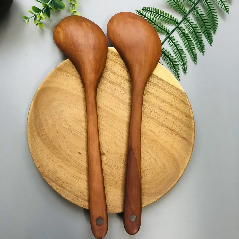 Natural Eco-friendly Cookware Non-stick Cooking Spatula Bamboo Rice Paddles Wooden Rice Paddle Serving Spoon Rice Scoop Spoon