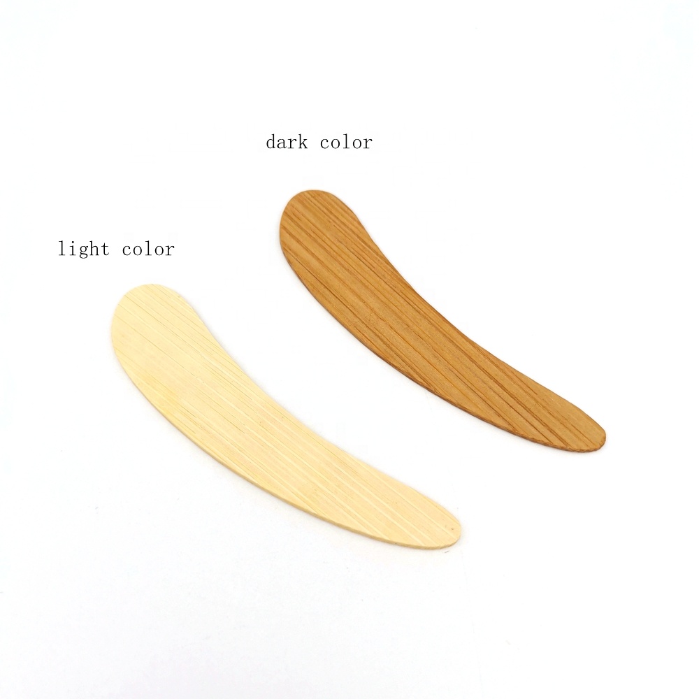Bamboo Spatula Face Cream Scoop Small Spoon Bamboo Wooden Material for Cosmetic Face Cream