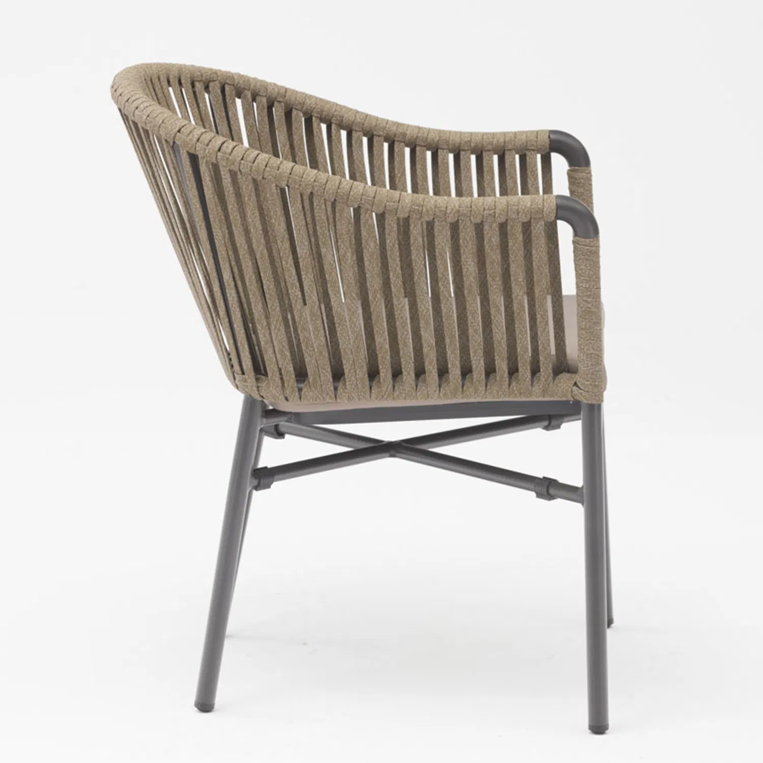 Europe Style Popular Outdoor Garden Dining Patio Dining Furniture with Seat Cushion