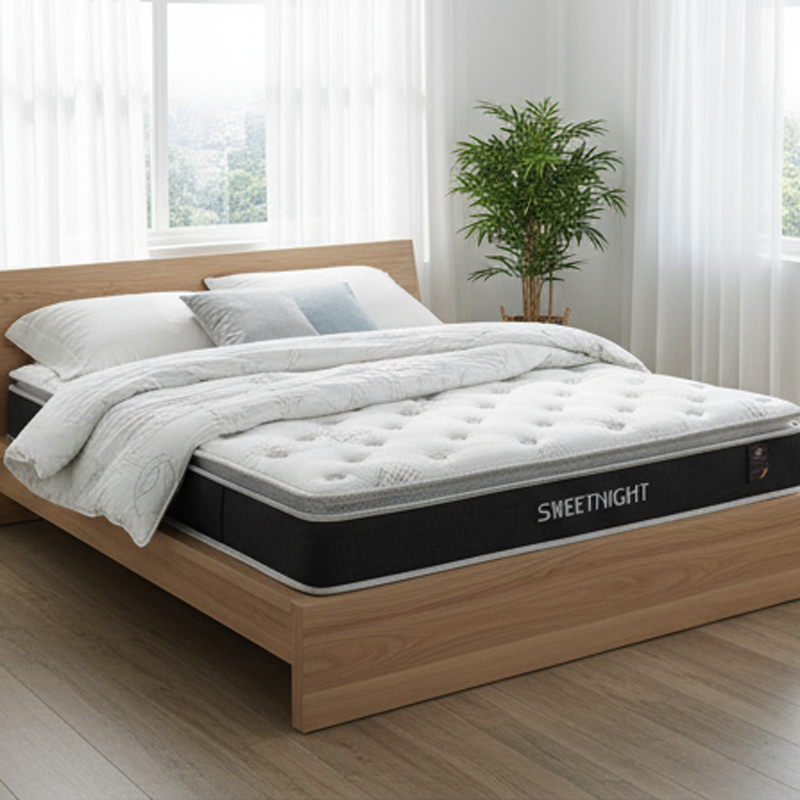 Wadded Natural Latex Mattress Hotel Compressed Memory Foam Bed Coil Bonnell Spring Mattress