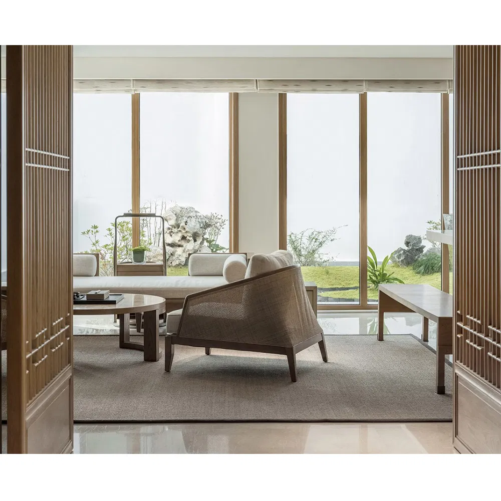 Wooden White Bedroom Melamine Home Bedroom Furniture Solid Wood Wardrobe Minimalist Hotel-Style Bedroom Furniture