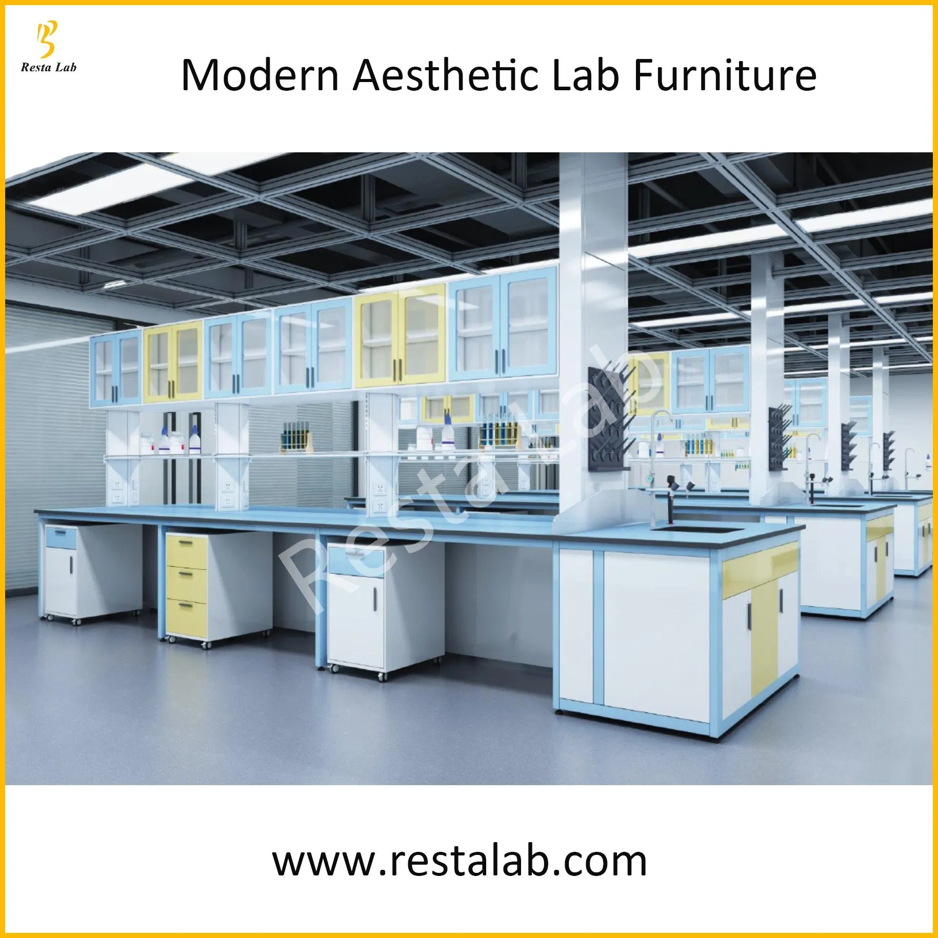 EU &amp; US Certified Modern Modular Laboratory Furniture for Advanced Lab Application