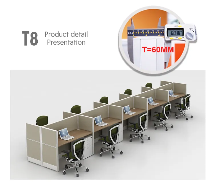 Modular Workstation Partition Call Center Office Cubicle