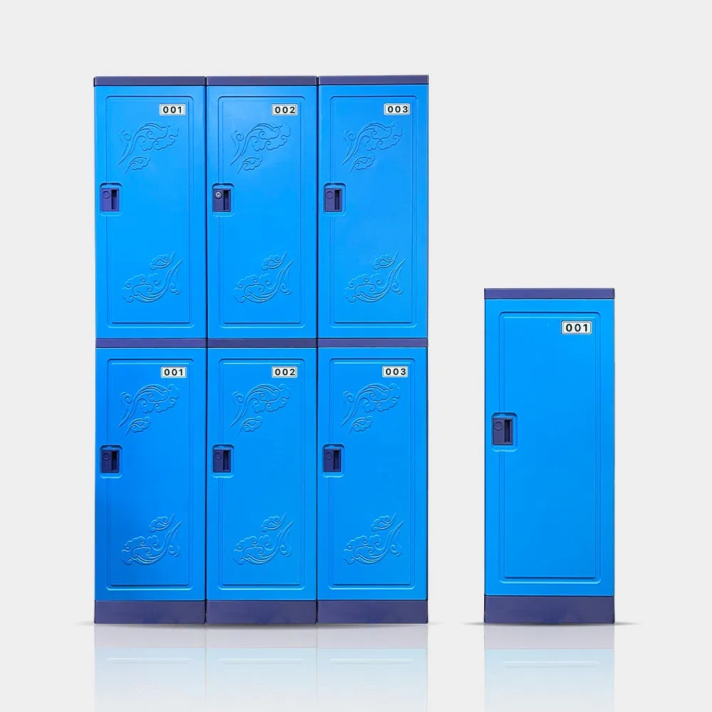 Waterproof Super Long Using Life - for School Gym Business Factories Mines Outdoor Office Cabinet Furniture 3/6/9/12/18 Doors - Yiange ABS Plastic Locker