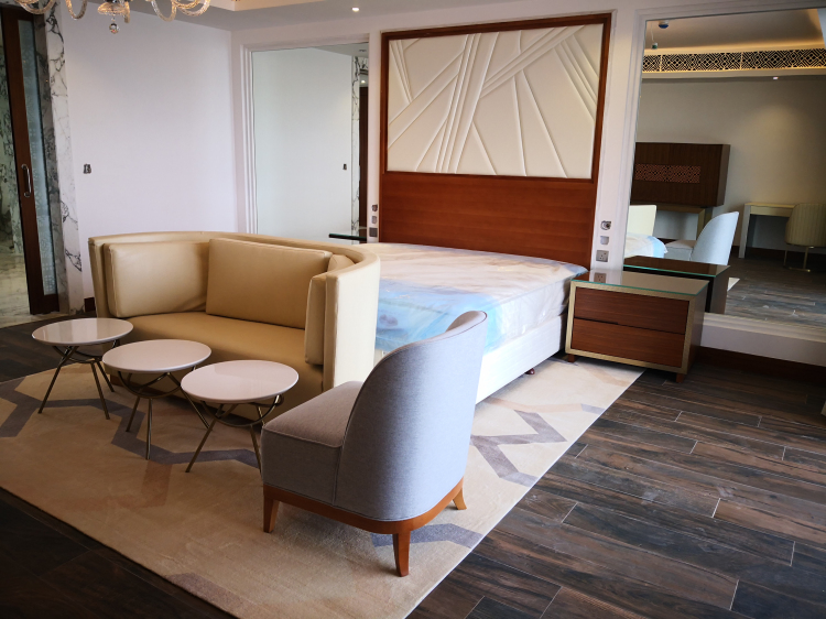 Luxury Furniture Supplier for Jumeirah Royal Residences Bahrain Hotel Apartment Project Modern Fashion Bedroom Furniture