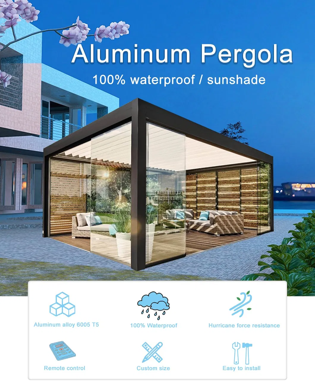 Aluminum Pergola View 1
