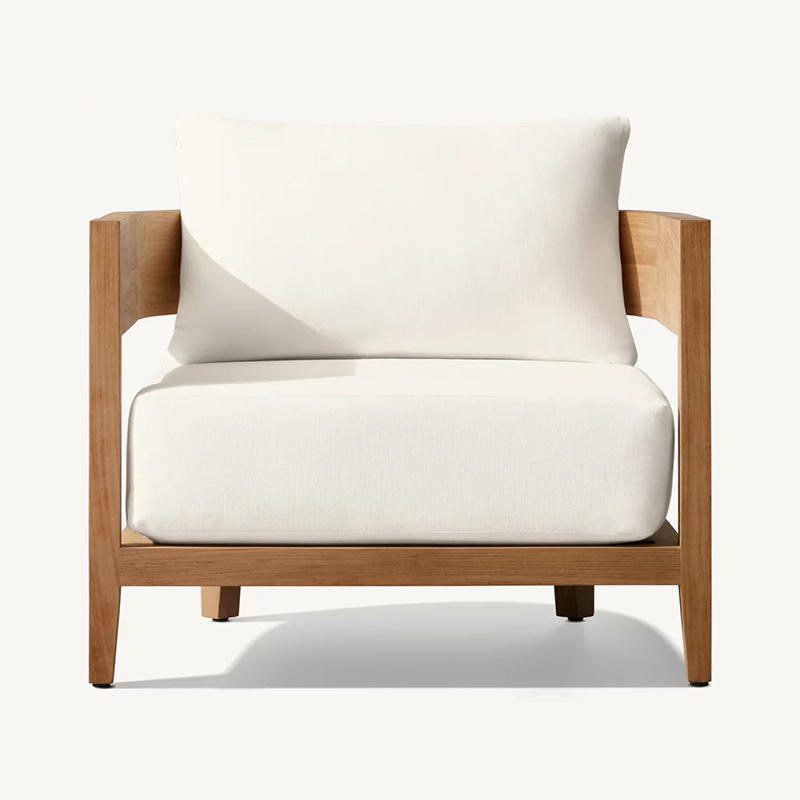 Tg Outdoor Furniture Set Luxury Teak Garden Sofa Villa Furniture Set Modern Resort Luxury Couche Hotel Patio Outdoor Sofa Set