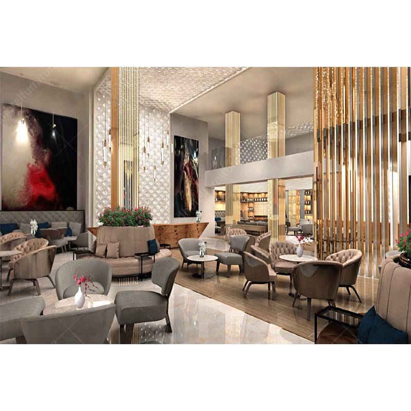 Foshan Manufacturer Customized Hotel Room Furniture with Bedroom Sets for Hotel/ Apartment/ Resort