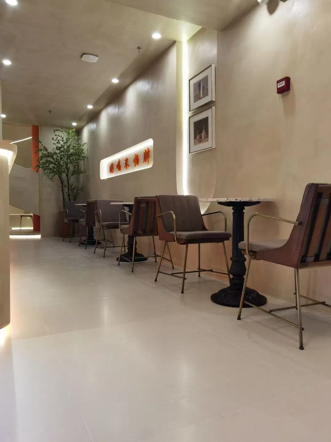 Black Cast Iron Dining Table Coffee Table Round Restaurant Furniture