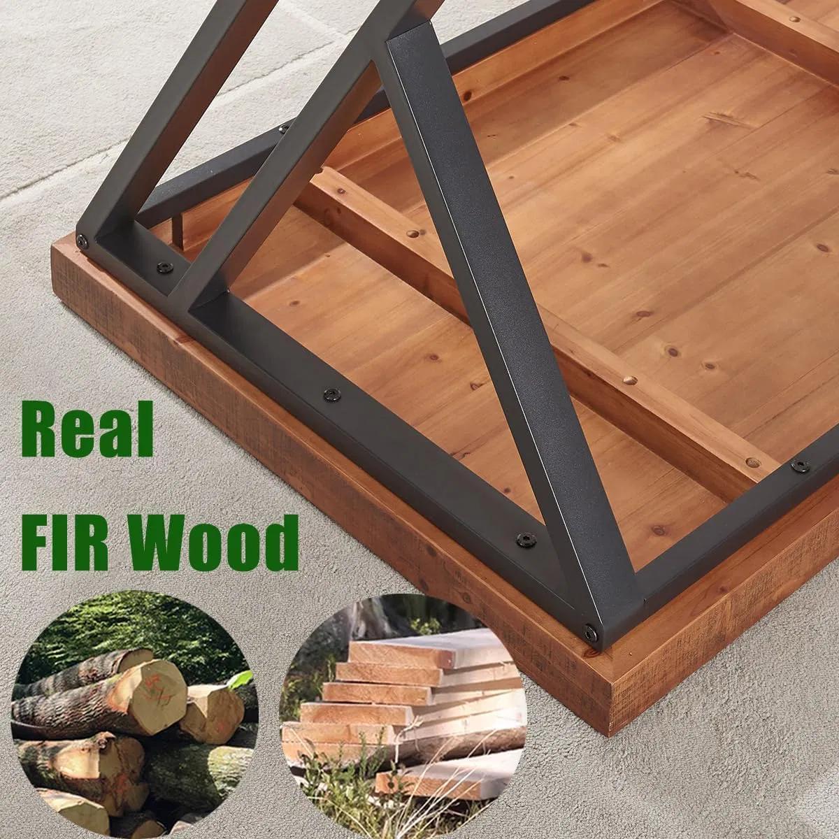 Solid Wood Home Office Computer Table Writing Desk for Living Room Bedroom