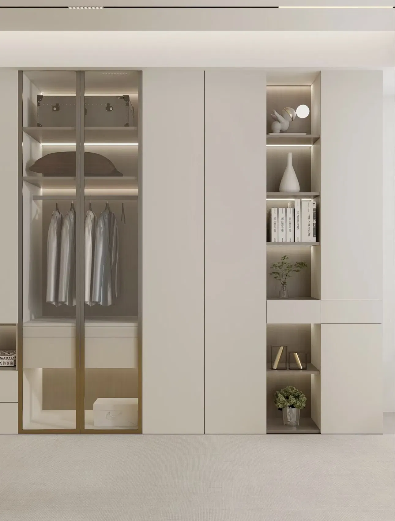Premium Wardrobe Home Furniture for Bedrooms Modern Bedroom Furniture Durable Storage Sturdy