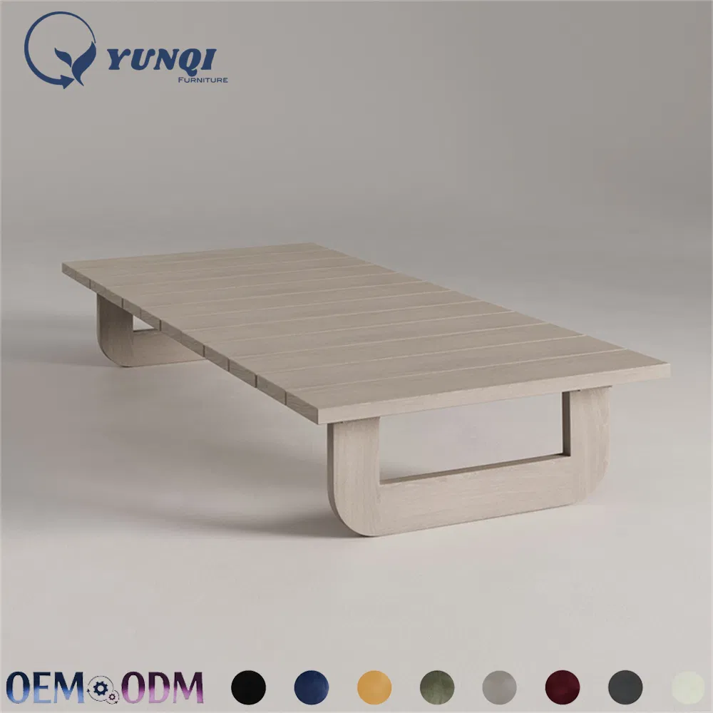 New Design Patio Coffee Table Can Be Customized Solid Luxury Outdoor Furniture Teak Coffee Table