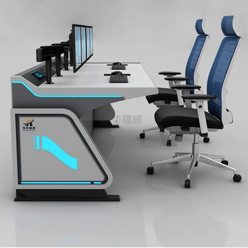 Security Command Center Monitor Desk Customized Modular Specialized Ergonomic Control Room Furniture