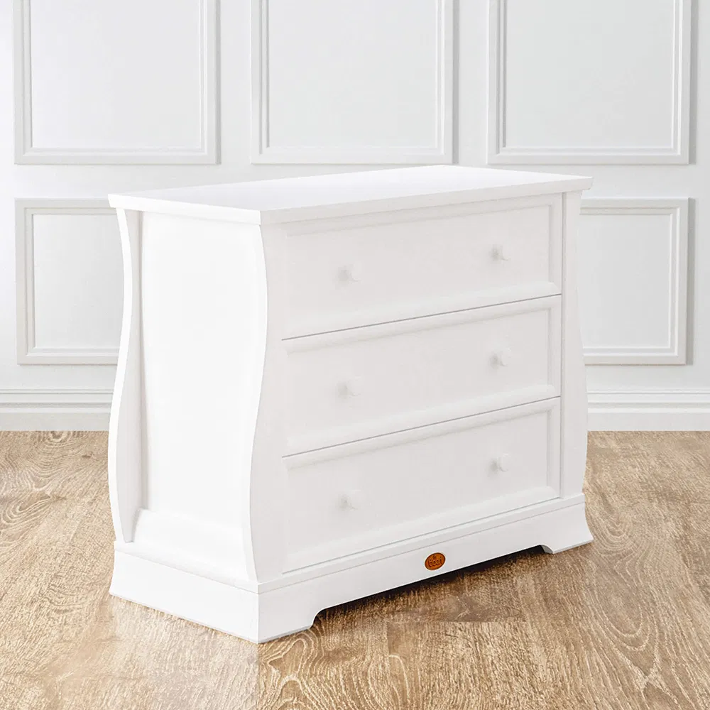 Boori Solid Wood Baby Cabinet Organizers with 3 Drawers for Kids