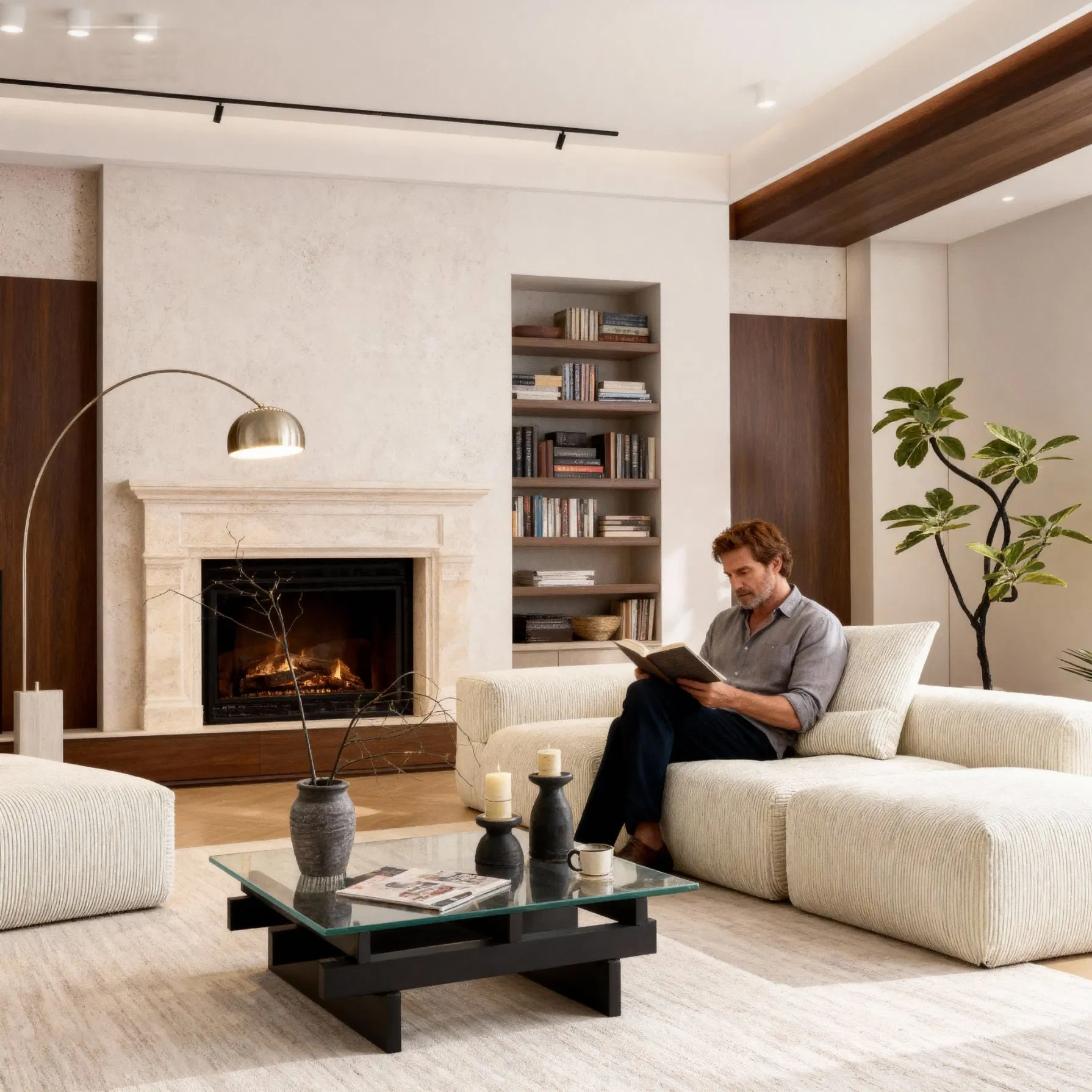 Corduroy Vacuum Compressed Sofa Modular Foam Air Sofa Furniture