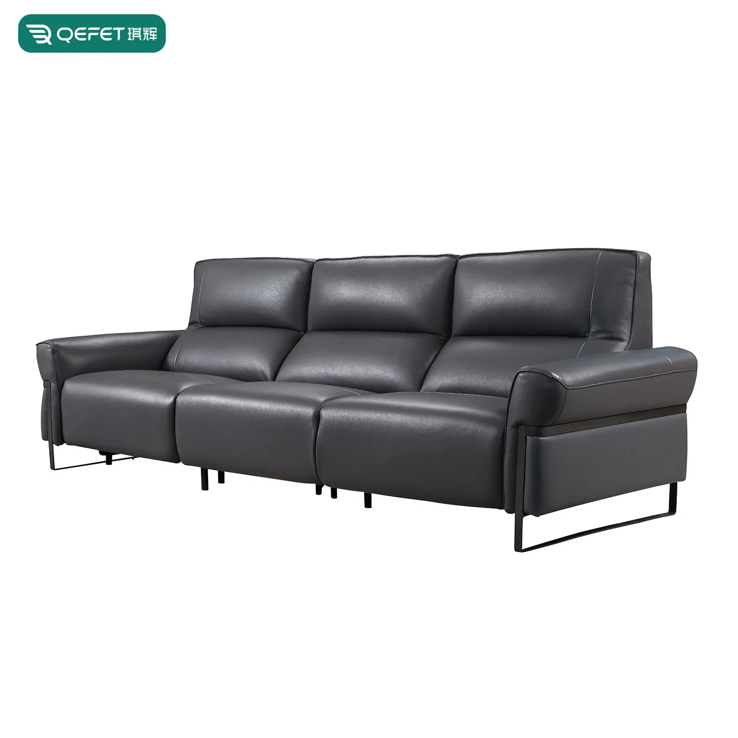 Modern Italian Type-C Switch with USB Port Power Electric Smart Reclining Recliner Sofa Home Furniture