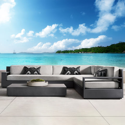 Outdoor Couch Aluminum Furniture Garden Chair Hotel Patio Outdoor Sofa Set