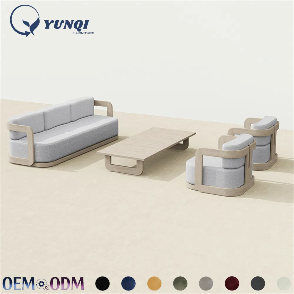 New Design Patio Coffee Table Can Be Customized Solid Luxury Outdoor Furniture Teak Coffee Table