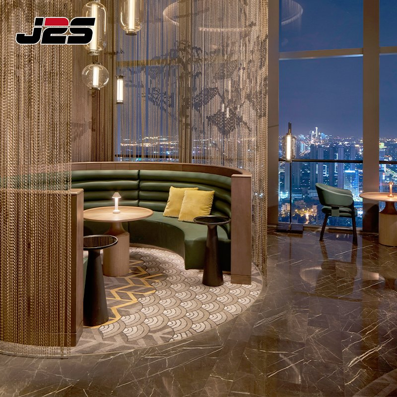 Luxury Commercial Commercial Chairs for Restaurant Furniture Velvet Tub Chair Marble Table Lounge Bar Club