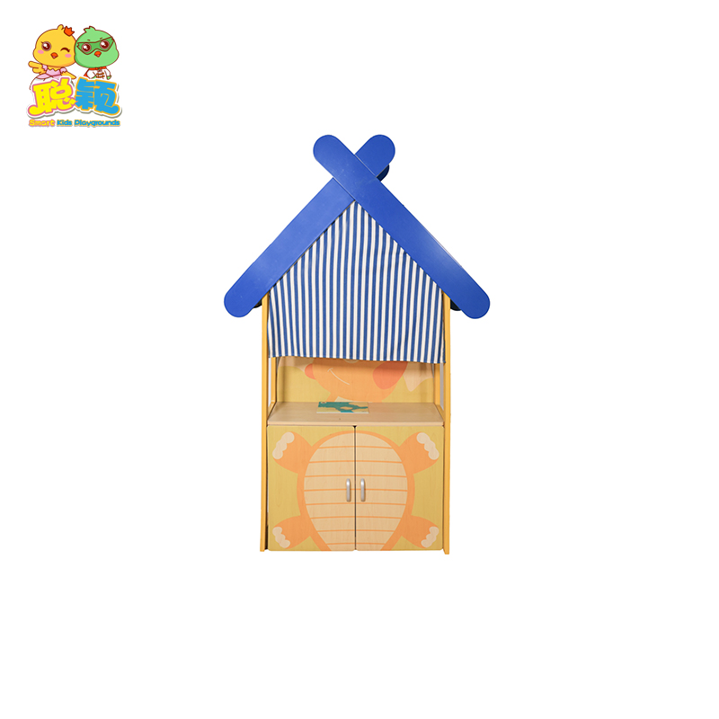Kindergarten Role-Play Kids Cartoon Bookcase Bookshelf Wooden Display Children Storage Furniture