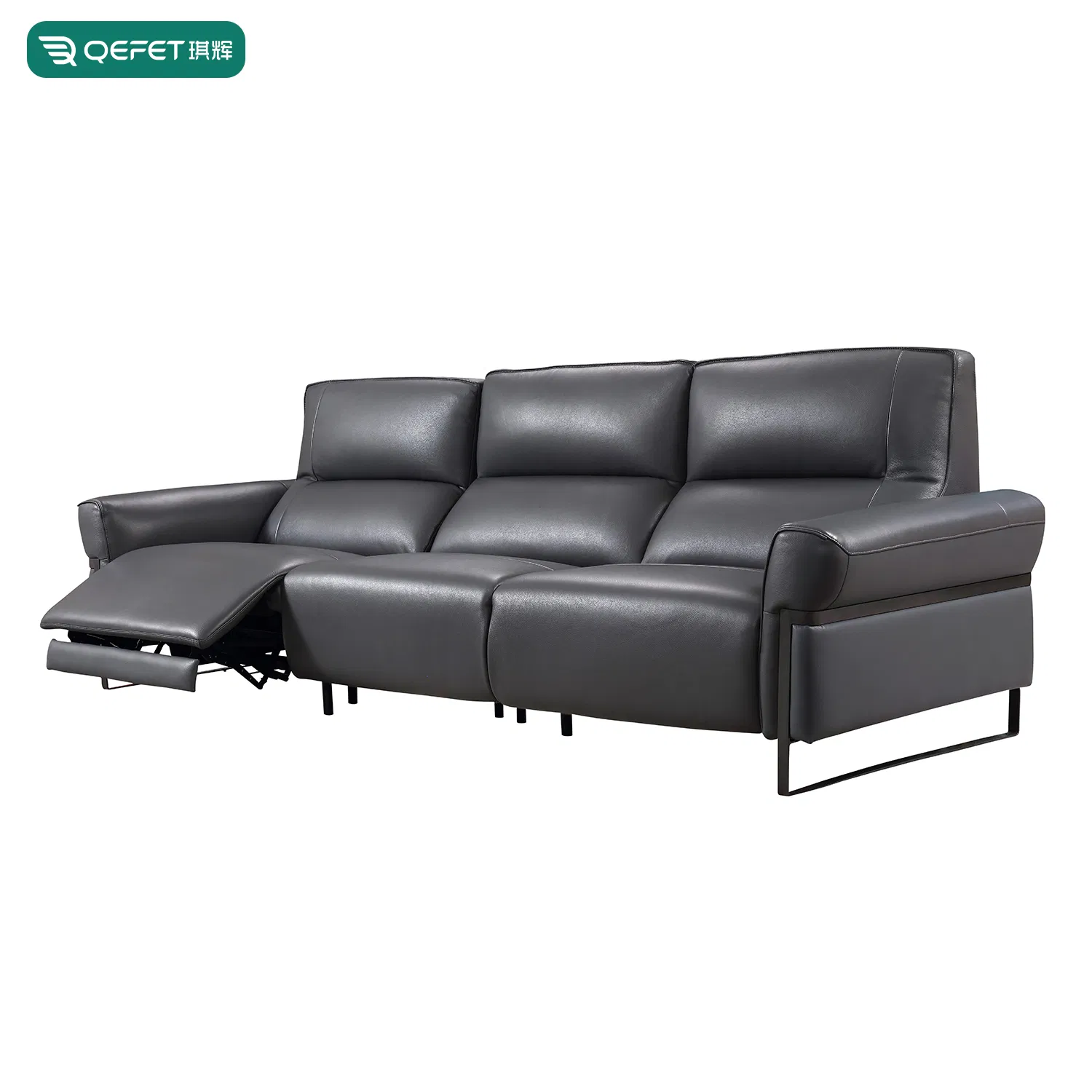 Modern Italian Type-C Switch with USB Port Power Electric Smart Reclining Recliner Sofa Home Furniture