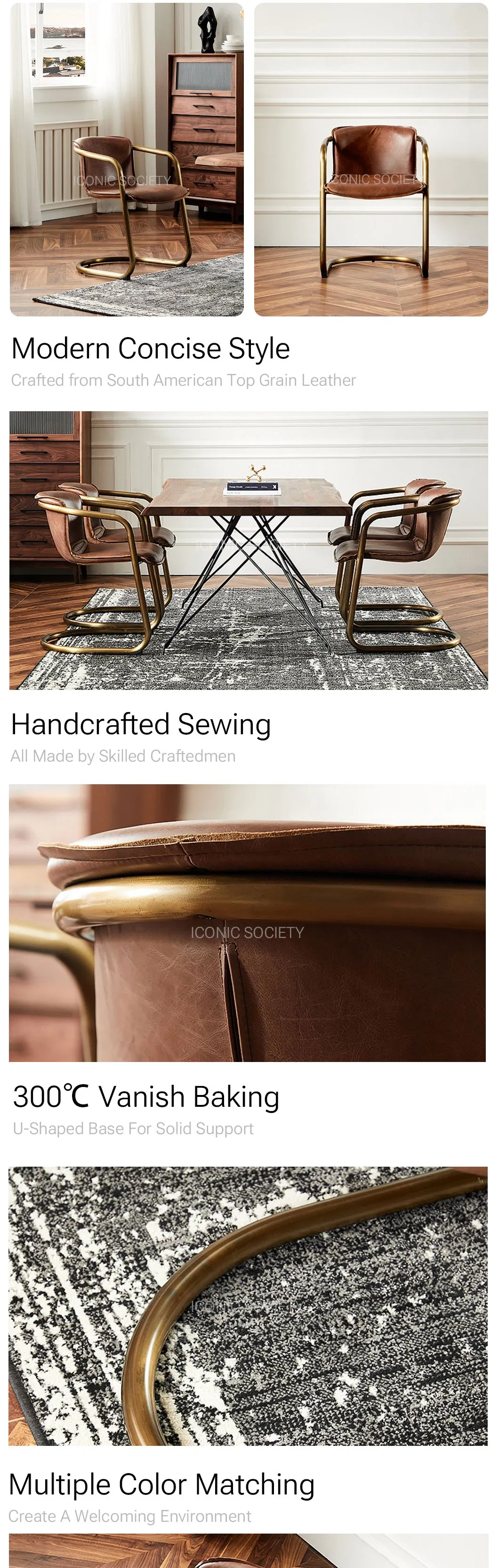 Leather Dining Chair View 1